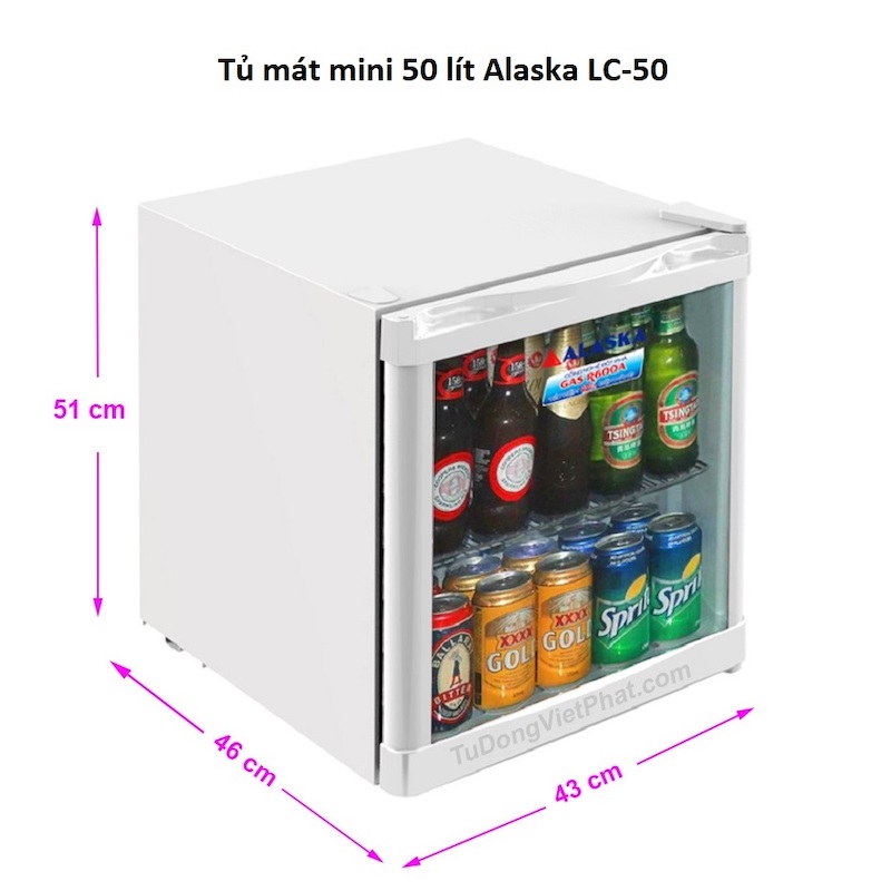 kích thước tủ lạnh mini